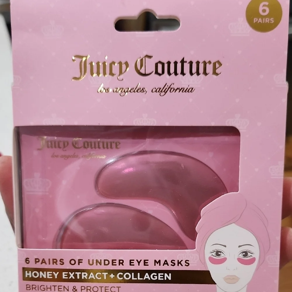 🌸▪️Juicy Couture▪️ 6 Pairs Of  Under Eye Honey + Collagen Masks